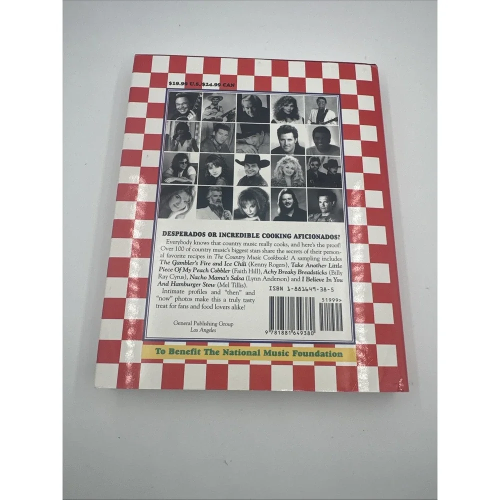 VTG 1994 The Country Music Cookbook Personal Favorite Recipes From Country Stars